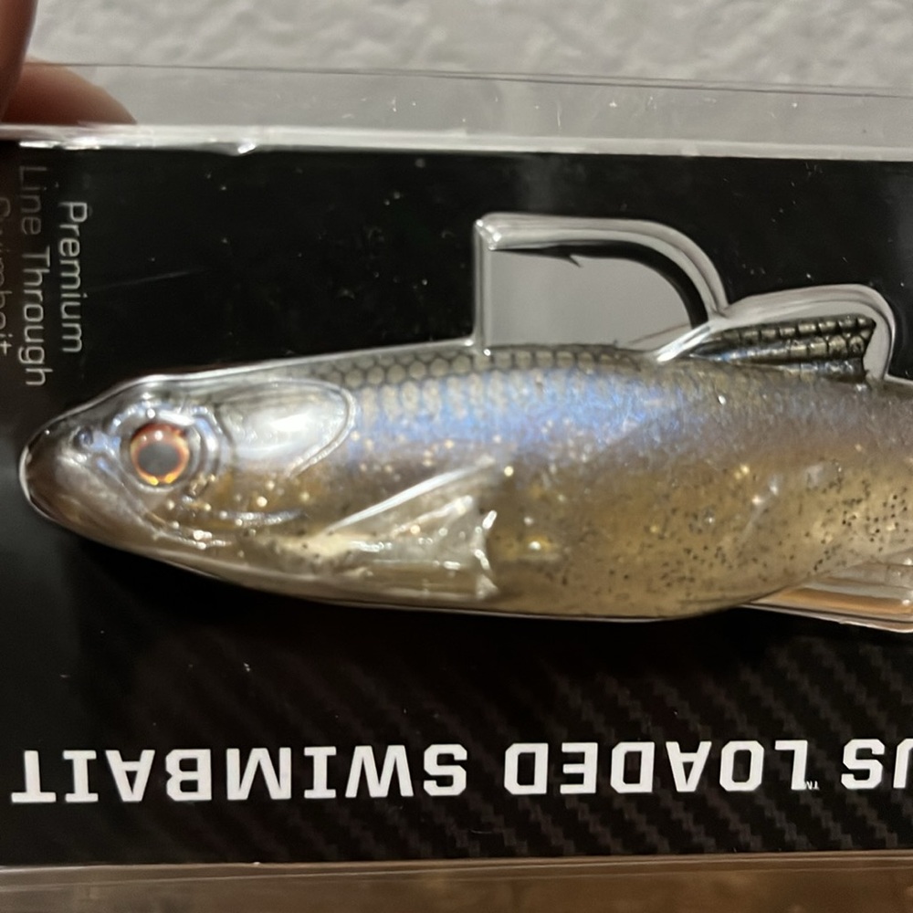 Bass mafia Dangerous Loaded Swimbait - blackback shad NWT - Picture 10 of 11